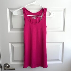 Under Armour Pink Ribbed Athletic Tank Top – Sleeveless Workout Shirt – Size XS